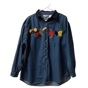 Vintage Victoria Jones Embroidered Cheerleader Alphabet Bears Size 18W